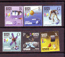 Serbia 2024 Expo 2027 Belgrade Cosmos (6) MNH - Serbia