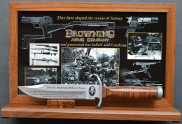 Bowie Série Limitée John.M.Browning Military Guns - Armi Bianche