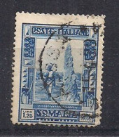 COLONIE ITALIANE SOMALIA  1935-38   SERIE PITTORICA  2° EMISSIONE  SASS. 223  USATO  VF   (DENT.14) - Somalië