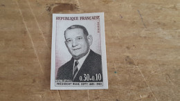 REF A3938 FRANCE NEUF** NON DENTELE N°1412 VALEUR 23 EUROS - Collections