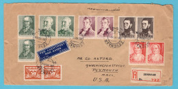 NEDERLAND R Luchtpost Brief 1946 Zevenaar Naar Plymouth, USA - Lettres & Documents