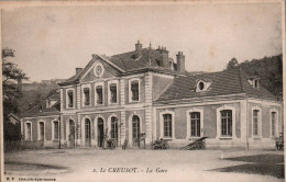 N°2674 W -cpa Le Creusot -la Gare- - Gares - Sans Trains
