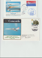 10 Concorde Covers, First Flights And Other Cover With Concorde Theme. Postal Weight Approx 90 Gramms. Please Read Sales - Concorde