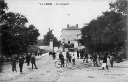 Cpa VERDUN 55 La Citadelle - Animée, Vélos - Verdun