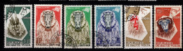 - HAUTE VOLTA - 1960 - YT N° 75 / 77 + 81 - Oblitérés - Masques Animaux - Upper Volta (1958-1984)