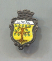 LINDAU Germany - Blazon, Coat Of Arms, Vintage Pin Badge, Abzeichen Enamel - Städte