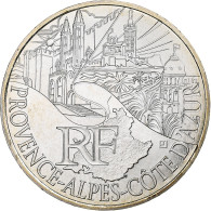 France, 10 Euro, Provence-Alpes-Côte D'Azur, 2011, Monnaie De Paris, Argent - Frankrijk