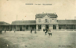 Cpa VERDUN 55 La Gare - Vue Extérieure - Verdun