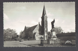 CP DPT 62 - ROUVROY SUR LENS - L'EGLISE ST GERY ET LE MONUMENT AUX MORTS - Sonstige & Ohne Zuordnung