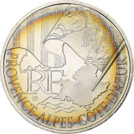 France, 10 Euro, Provence-Alpes-Côte D'Azur, 2010, Monnaie De Paris, Argent - Francia