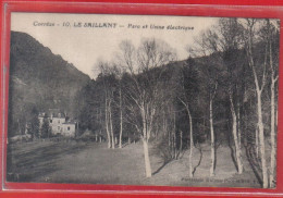 Carte Postale 19. Le Saillant  L'Usine électrique Et Le Parc  Très Beau Plan - Other & Unclassified