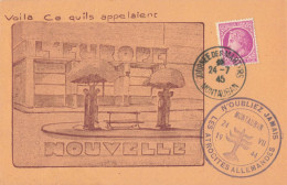 Carte FRANCE Journée Des Martyrs MONTAUBAN 1945 - Gedenkstempel