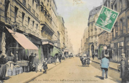 CPA. [75] > PARIS > N° E. V. 653 - Rue De Crimée , Prise De La Rue D'Allemagne - Animée - (XIXe Arrt.) - 1909 - TBE - Arrondissement: 19
