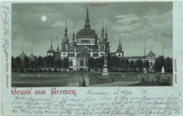 Gruss Aus Bremen - Parkhaus - Litho - Bremen