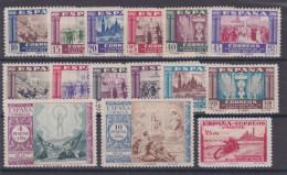 ESPAÑA 1940 - The 1900th Anniversary Of The Appearance Of The Virgin Of Pillar Edifil 889/903* -MLH- - Unused Stamps