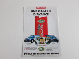Publicité De Presse Automobile Huile Yacco Galaxie 15W50 - Autres & Non Classés