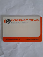 ITALIE INTERNET CARD IN TRAIN USED RARE - Sonstige & Ohne Zuordnung