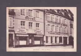 Selestat Bas Rhin Hotel Du Miroir ( Restaurant Biere Du Pecheur A. Bleger Successeur R. Weissler  3921) - Selestat