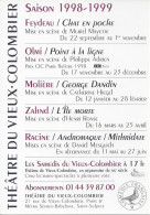 CPM  Théâtre Du Vieux Colombier Paris - Werbepostkarten