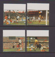 SAINT LUCIA    1982   World  Cup  Football    Set  Of  4     MNH - St.Lucie (1979-...)