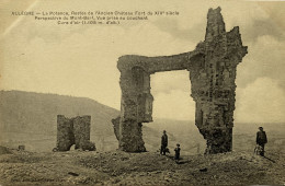 CPA (Haute Loire) - ALLEGRE - La Potence, Restes De L'ancien Château Fort ....Perspective Du Mont-Bart - Andere & Zonder Classificatie