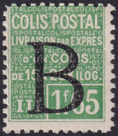 France 1936 Yt 107 Colis Postal Parcel Post MNH** "B" Overprint - Nuovi