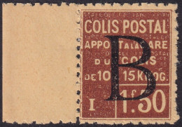 France 1936 Yt 102 Colis Postal Parcel Post MNH** "B" Overprint - Nuevos