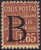 France 1936 Yt 103 Colis Postal Parcel Post MH* "B" Overprint - Ongebruikt