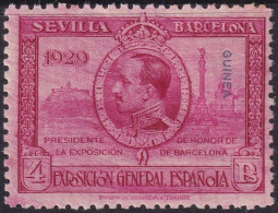 Spanish Guinea 1929 Sc 218 Ed 200 MNH** Light Diagonal Crease - Guinea Spagnola