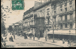 75 --- Paris --- Boulevard St - Martin   -- Le Theatre De La Porte St - Martin - Altri & Non Classificati