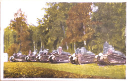 C. P. A. Couleur : 33 : Camp De SOUGES : Départ Des Tanks En Manoeuvre, Animé,  Timbre - Equipment
