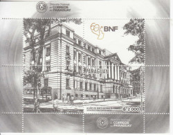 2021 Paraguay BNF Bank National Fomento Architecture Souvenir Sheet MNH - Paraguay
