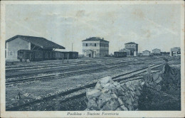 Cs2 Cartolina Pachino Stazione Ferroviaria Super! Provincia Di Siracusa Sicilia - Siracusa