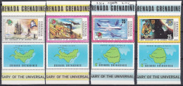 Grenade Grenadines 1974 NMH ** 100e Anniversaire De L'U.P.U. (A4) - Grenada (1974-...)