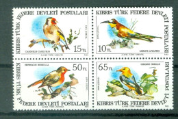 Chypre Turquie  YV 119/122  * * TB  Oiseau   - Ungebraucht