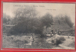Carte Postale 21. La Roche-en-Brenil  Moulin Villerin  Pêcheur  Très Beau Plan - Autres & Non Classés
