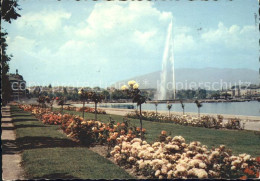 11856576 Geneve GE Quai Gustave Ader Et Le Jet D Eau Geneve - Otros & Sin Clasificación