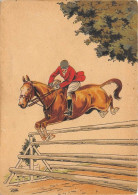 ILLUSTRATEUR - LERALLIC - EQUITATION - SAUT D'OBSTACLE - BARRE DAYEZ 1249 C - Other & Unclassified