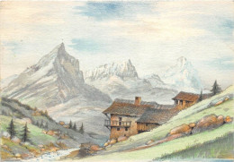 ILLUSTRATEUR - DUMARAIS - "VISAGES DE LA FRANCE, LES ALPES" - BARRE DAYEZ 2914 A - Andere & Zonder Classificatie