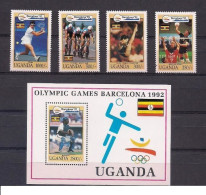 Uganda 1992 - Olympic Games Barcelona 92 Mnh** - Ete 1992: Barcelone