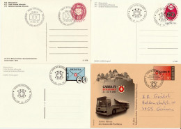 Schweiz Suisse 1976/2001: GABRA 1-4 BURGDORF Stempel PASSEND > Oblitération CORRESPONDANT > MATCHING Postmark - Entiers Postaux