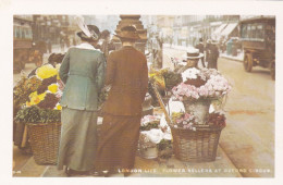 Nostalgia Postcard - Flower Sellers, Oxford Street, London, C1905 - VG - Ohne Zuordnung