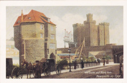 Nostalgia Postcard - The Old Castler And Black Gate, Newcastle-On-Tyne, C1900 - VG - Zonder Classificatie