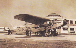 Nostalgia Postcard - An Airliner From The Brotosh Airways Fleet Preparing To Leave Gatwick Airport, May 1935 - VG - Non Classés