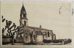 C. P. A. : 33 : BEAUTIRAN : L'Eglise Saint-Michel - Autres & Non Classés