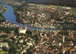 11856356 Schaffhausen SH Mit Munot Und Rhein Fliegeraufnahme Schaffhausen - Other & Unclassified