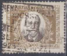 Hongrie  1925 100th Anniversary Of The Birth Of Maurus Jokai, 1825-1904 (J21) - Used Stamps