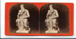TT0250/ Stereofoto Skulpturen-Gallerie  Moses  J.F.Stiehm, Ca.1885 - Altri & Non Classificati