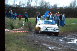 Dia0271/ DIA Foto Auto Saarland-Rallye 1988 Haider/Hinterleitner Auf Opel Kadett - Coches