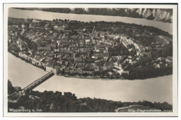 MW14379x/ Wasserburg Am Inn Foto  Seltenes Strähle Luftbild 30er Jahre - Sonstige & Ohne Zuordnung